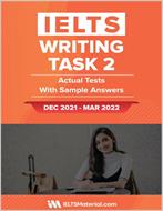 کتاب IELTS Writing Task 2 Actual Tests دسامبر 2021 تا مارس 2022